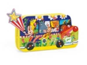 DJECO Puzzle Regenbogenbus 16 Teile DJ07272