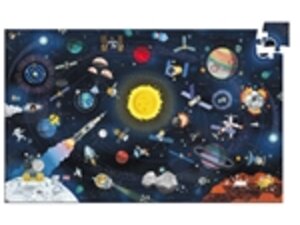 DJECO Puzzle Weltraum 200 Teile (inkl. Büchlein) DJ07413