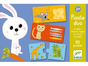 DJECO Puzzle Duo Zu Tisch! DJ08166