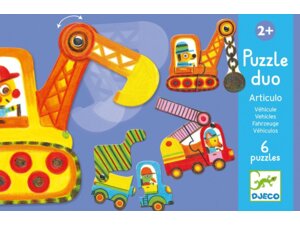 DJECO Puzzle Duo Fahrzeuge DJ08170