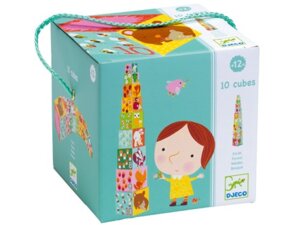 DJECO Pyramide Wald (10 Würfel) DJ08507