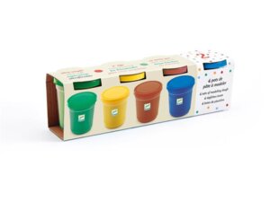 DJECO Knete (4 Farben ass) Natur DJ09027