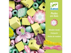 DJECO Holzperlen Blumen DJ09808