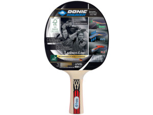 DONIC Schildkröt Tischtennis Schläger Legends 900 FSC, konkaver Griff, Belag Spinmax, Typ Attack 74710426