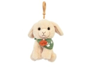 DouDouetcompagnie Schlüsselanhänger Hase beige, 13cm DC3311
