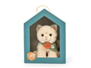 DouDouetcompagnie Katze beige, 16cm DC3315