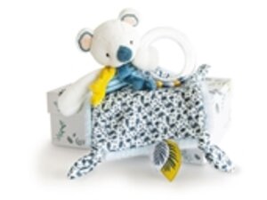 DouDouetcompagnie Yoca Koala Rassel mit Schmusetuch 22cm DC3666