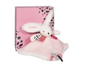 DouDouetcompagnie Happy Blush Schmusetuch, rosa 25cm DC3744