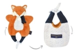 DouDouetcompagnie Amusette Fuchs Schmusetuch 30cm DC3828
