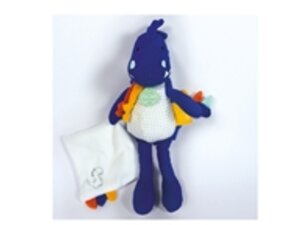 DouDouetcompagnie Dino Sashou mit Schmusetuch 25cm DC3943