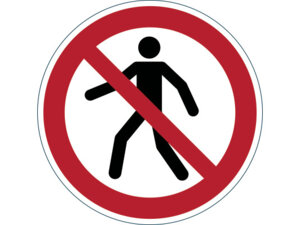 DURABLE Symbol -Fussgänger Verboten 173203