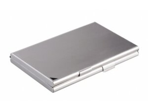 DURABLE Visitenkarten-Etui mattsilber DUO 243323