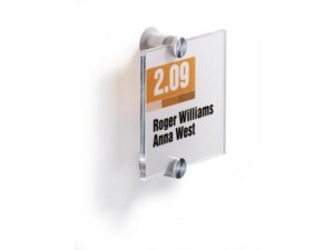 DURABLE Türschild Crystal Sign 482119
