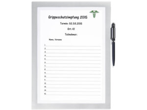 DURABLE Duraframe Note A4 silber 499323A1
