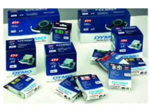 DYMO Schriftband D1, 6mm x 7m, Band: weiss 43613