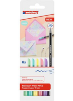 edding Fasermaler Pastell 1200E6Pastel