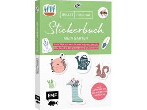 EMF Stickerbuch Bullet Journal Mein Garten 9783745904635