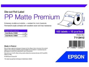 EPSON C3400/C3500: PP Matte Label 7113412
