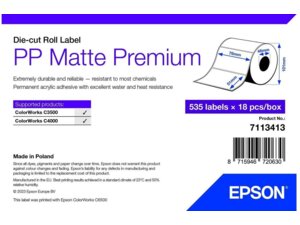 EPSON C3400/C3500: PP Matte Label 7113413A1