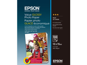 EPSON Paper/Value Glossy Photo 10x15cm 100sh C13S400039