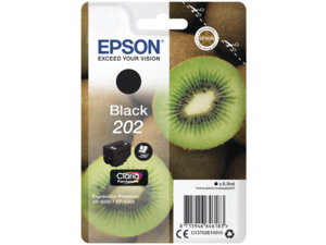 EPSON Singlepack Black 202 Kiwi C13T02E14010