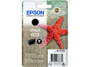 EPSON Singlepack Black 603 Ink C13T03U14010