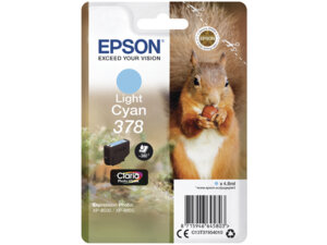 EPSON Singlepack Light Cyan 378 Squirrel C13T37854010