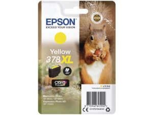 EPSON Singlepack Yellow 378XL Squirrel C13T37944010