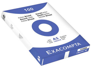 Exacompta Karteikarten blanko A5 13308E