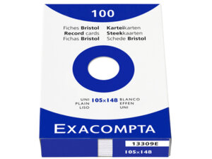 Exacompta Karteikarten blanko A6 13309E