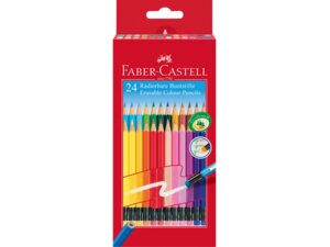 FABER-CASTELL Farbstifte radierbar 116625