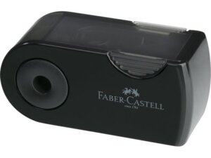 FABER-CASTELL Einfachspitzdose schwarz 182710