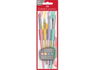 FABER-CASTELL Pinsel-Set Soft-Touch Pastell 481620