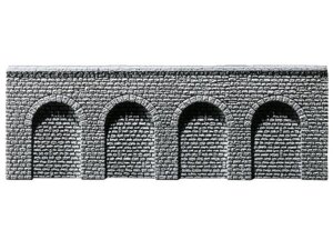 FALLER Dekorplatte Profi Arkaden, Naturstein-Quader 1272640