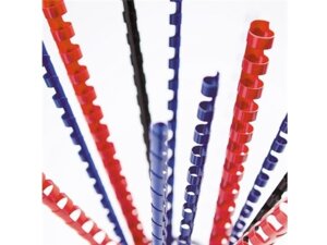 Fellowes BinderÃ¼cken 8mm, schwarz, 25 Stk. 53307