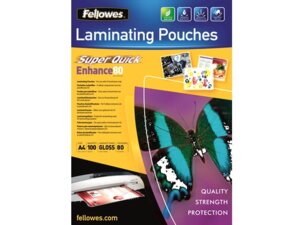 Fellowes Laminierfolien SuperQuick A4 5440001