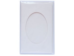 folia Passepartouts-Karten 220g/m2 oval 100301A1