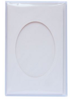 folia Passepartouts-Karten 220g/m2 oval 100301A1