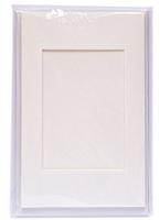 folia Passepartouts-Karten 220g/m2 eckig 110301A1