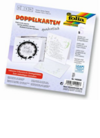 folia Doppelkarten quadratisch 220 g/m2 140500