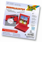 folia Doppelkarten quadratisch 220 g/m2 140520