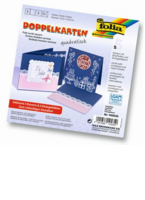 folia Doppelkarten quadratisch 220 g/m2 140535