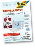 folia Doppelkarten rechteckig 220 g/m2 150501