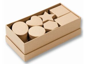 folia Pappschachtel-Set 15-teilig natur 31510A1