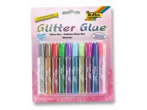 folia Glitter Glue 10er 574A1