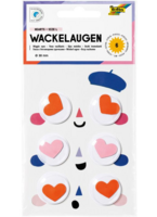 folia Wackelaugen Hearts 750130