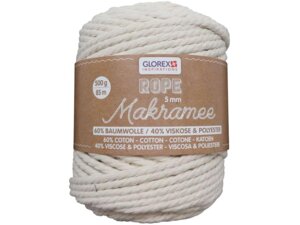 Glorex Textilgarn Makramee Rope gedreht 5100711