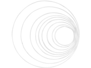 Glorex Metallring weiss 61294204