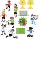 Glorex Moosgummi-Stickers Fussball 62247715