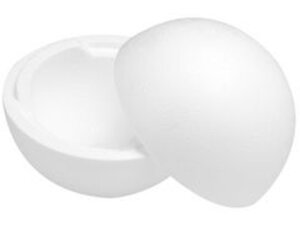 Glorex Styropor Kugel teilbar 15 cm 63803839